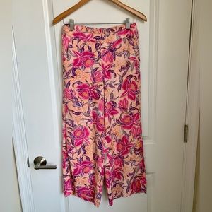 Old Navy Wide Leg Floral Plants